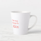 Dierlijke ABC A is bestemd voor aardvarklatte mok (Rechts)