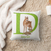 Dierlijke ABC D is bestemd voor dik-dik-kussen Kussen (Deken)