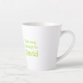 Dierlijke ABC D is bestemd voor dik-dik latte mok (Rechts)