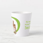 Dierlijke ABC D is bestemd voor dik-dik latte mok (Voorkant)