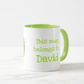 Dierlijke ABC D is bestemd voor dik-dik mok (Voorkant rechts)