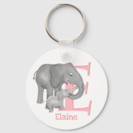 Dierlijke ABC E is bestemd voor sleutelring voor o Sleutelhanger