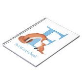 Dierlijke ABC F is bestemd voor vossen notitieboek (Linkerzijde)