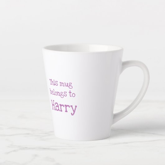 Dierlijke ABC H is bestemd voor hippo latte mok (Rechts)