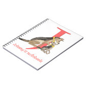 Dierlijke ABC J is bestemd voor notitieboek van na (Linkerzijde)