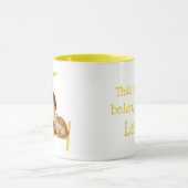 Dierlijke ABC L is voor leeuwenmok Mok (Midden)