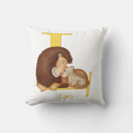 Dierlijke ABC L voor leeuwenkussen Kussen