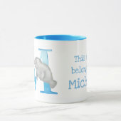 Dierlijke ABC M is bestemd voor de mok van lamanaa (Midden)