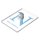 Dierlijke ABC N is bestemd voor narwaliteit notiti Notitieboek (Linkerzijde)