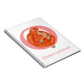 Dierlijke ABC O is bestemd voor orangutaan notitie Notitieboek (Rechterzijde)