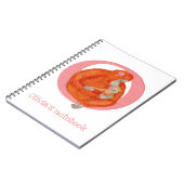 Dierlijke ABC O is bestemd voor orangutaan notitie Notitieboek (Linkerzijde)