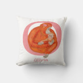 Dierlijke ABC O is bestemd voor orangutaankussen Kussen (Voorkant)