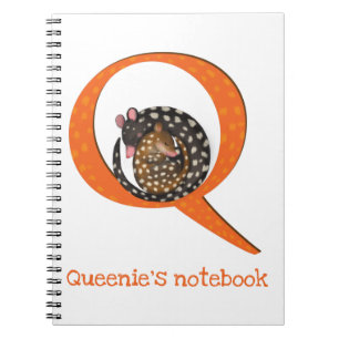Dierlijke ABC Q is voor quoll notitieboek