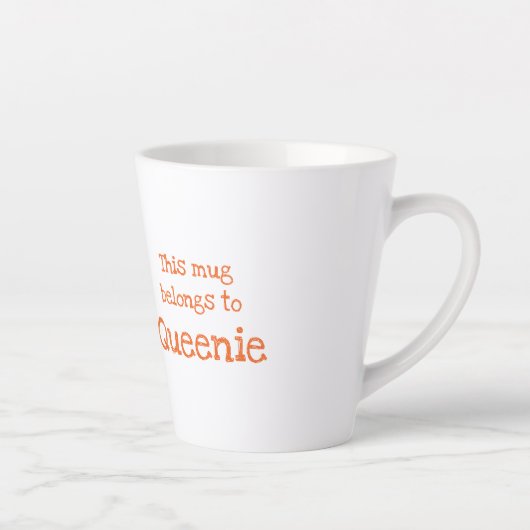 Dierlijke ABC Q is voor quolllatte mok (Rechts)