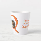 Dierlijke ABC Q is voor quolllatte mok (Voorkant)