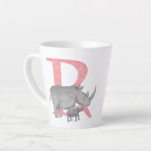 Dierlijke ABC R is bestemd voor de mok van de neus (Linkerhoek)