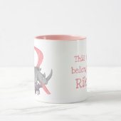 Dierlijke ABC R is bestemd voor de mok van rhino (Midden)