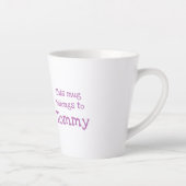 Dierlijke ABC T is bestemd voor tijgerlatente mok (Rechts)