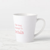 Dierlijke ABC U is bestemd voor eenhoornlatte mok (Rechts)