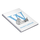 Dierlijke ABC W is bestemd voor het notitieboek va (Rechterzijde)