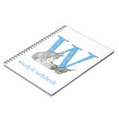 Dierlijke ABC W is bestemd voor het notitieboek va (Linkerzijde)