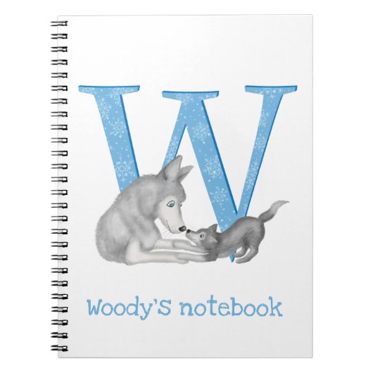 Dierlijke ABC W is bestemd voor het notitieboek va (Voorkant)