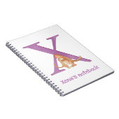 Dierlijke ABC X is voor xerus notitieboek (Rechterzijde)