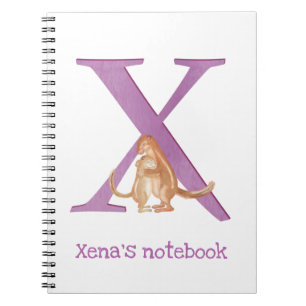 Dierlijke ABC X is voor xerus notitieboek