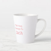 Dierlijke ABC Z is bestemd voor zebra latente mok (Rechts)