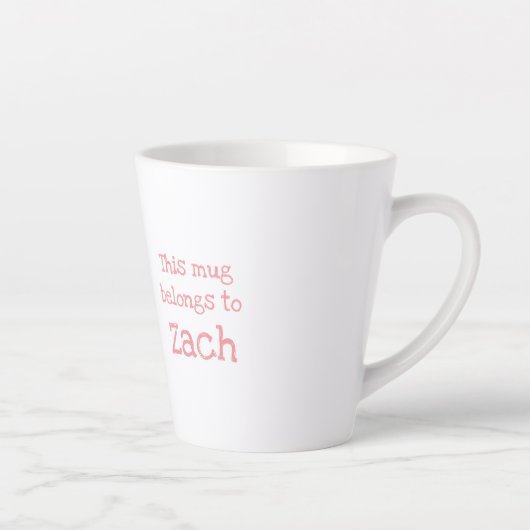 Dierlijke ABC Z is bestemd voor zebra latente mok (Rechts)