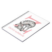 Dierlijke ABC Z is voor zebra notitieboek (Linkerzijde)