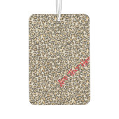 Dierlijke afdruk automobielluipaard Nuetrals Fun H Luchtverfrisser (Achterkant)