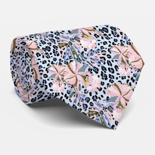 Dierlijke afdruk door Flores Stropdas (Opgerold)