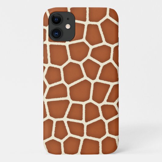 Dierlijke afdruk, Giraffe in de schaduw van koper  Case-Mate iPhone Case (Achterkant)