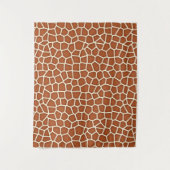 Dierlijke afdruk, Giraffe in de schaduw van koper  Wandkleed (Voorkant)