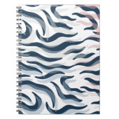 Dierlijke afdruk in de marine en waterverf notitieboek (Voorkant)
