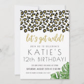 Dierlijke afdruk Laten we Wild Safari Oerwoud uitn Kaart (Voorkant)