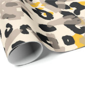 Dierlijke afdruk, leopardtextuur achtergrond cadeaupapier (Rol Hoek)