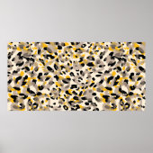 Dierlijke afdruk, leopardtextuur achtergrond poster (Voorkant)