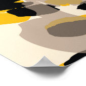 Dierlijke afdruk, leopardtextuur achtergrond poster (Hoek)