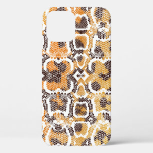 Dierlijke afdruk, leopardtextuurachtergrond, slang Case-Mate iPhone case