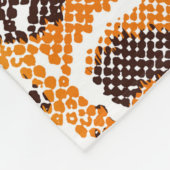 Dierlijke afdruk, leopardtextuurachtergrond, slang fleece deken (Hoek)
