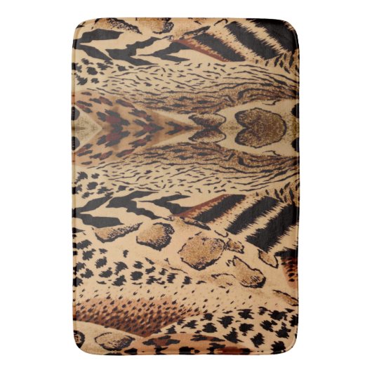 Dierlijke afdruk, luipaard, cheetah    badmat (Voorkant Verticaal)