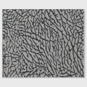 Dierlijke afdruk, olifantenhuidpatroon, olifantenv cadeaupapier (Vlak)