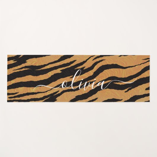Dierlijke afdruk, Tiger, persoonlijke naam Yogamat (Voorkant (horizontaal))