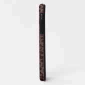 dierlijke afdruk van luipaard (Donkerbruin) Case-Mate iPhone Case (Achterkant/links)
