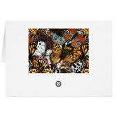 Dierlijke afdruk. Vliegvleugels. (Achterkant Horizontaal)