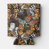 Dierlijke afdruk. Vliegvleugels. Blikjeskoeler (Voorkant)