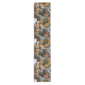 Dierlijke afdruk. Vliegvleugels. Korte Tafelloper (Voorkant)