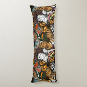 Dierlijke afdruk. Vliegvleugels. Lichaamskussen (Achterkant (Verticaal))